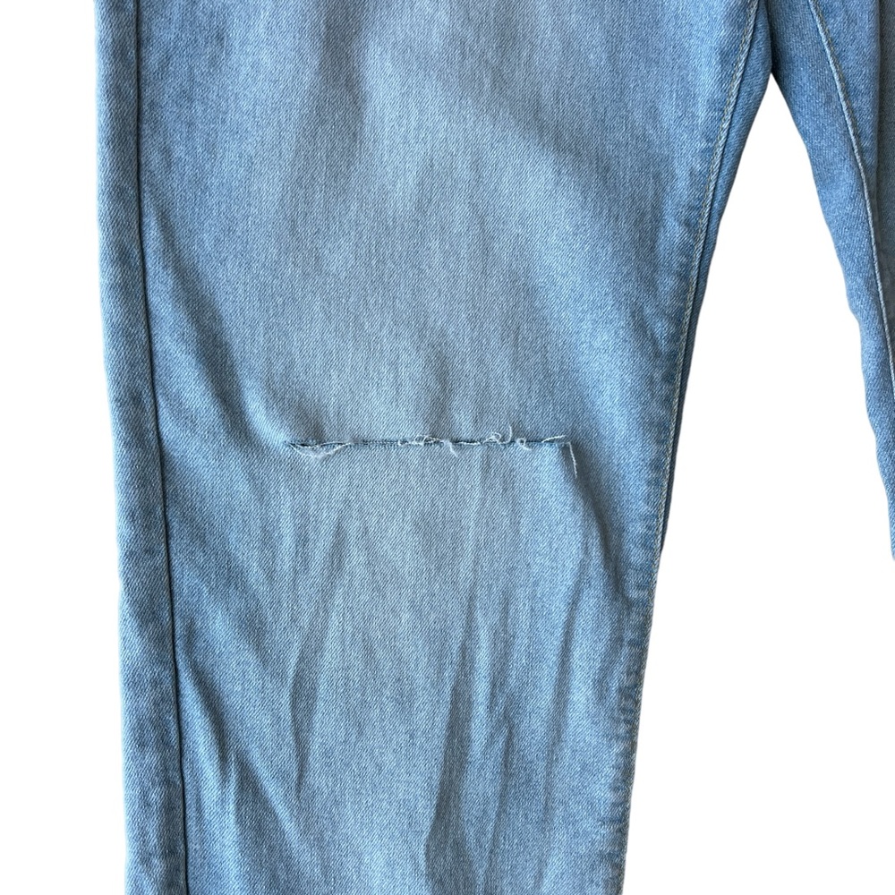 FOREVER 21+ Denim Boyfriend Jean Women’s Size 12 New With Tags Distressed - Picture 6 of 9